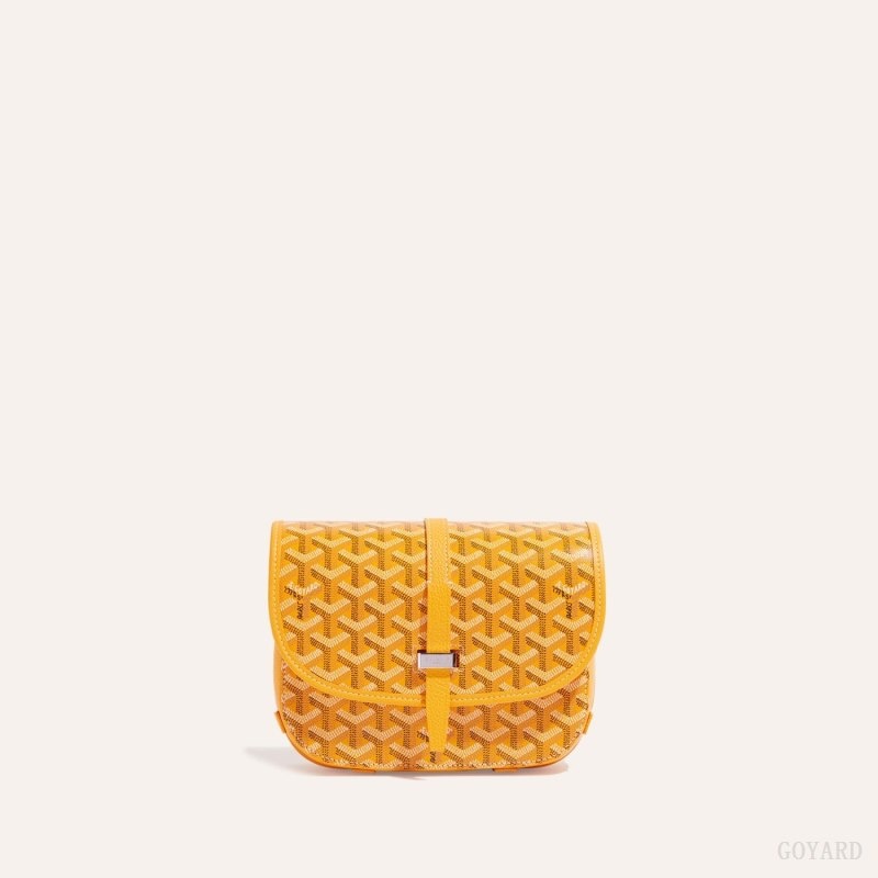 Goyard Belvedere PM Bag Gul | TVQN4919