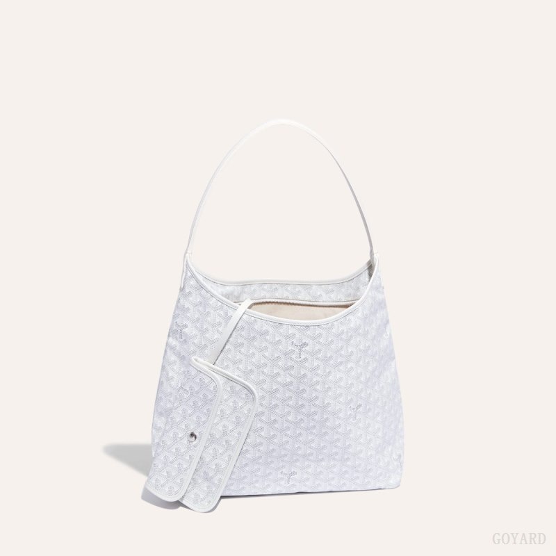 Goyard Bohème Hobo Bag Hvide | SVQA2759