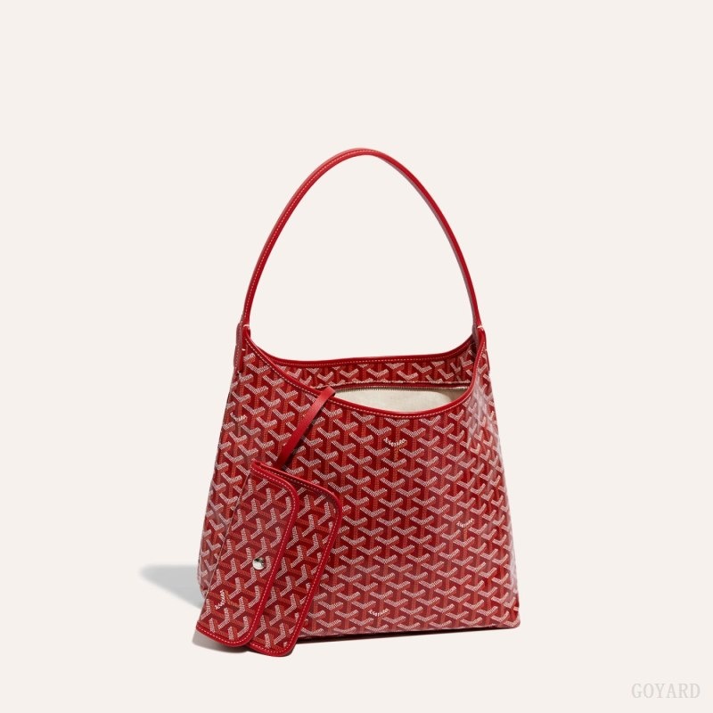 Goyard Bohème Hobo Bag Rød | BQIO6659