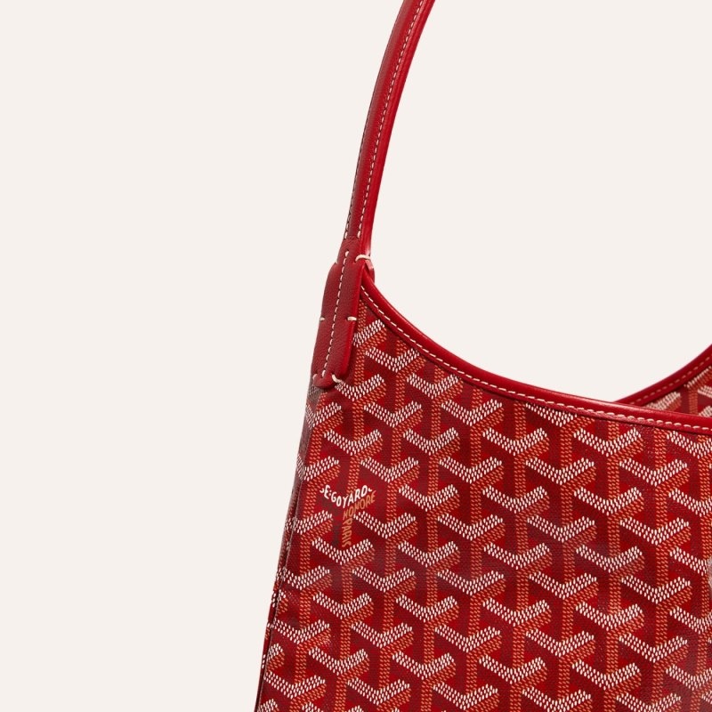 Goyard Bohème Hobo Bag Rød | BQIO6659