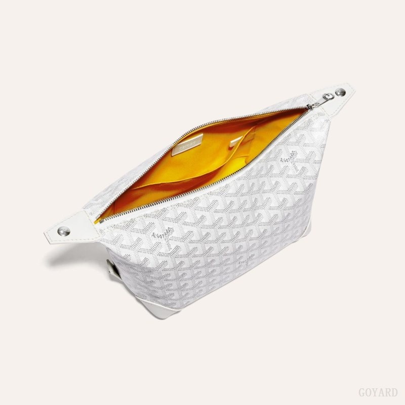 Goyard Bowling 25 Toiletry Bag Hvide | GGDM8738