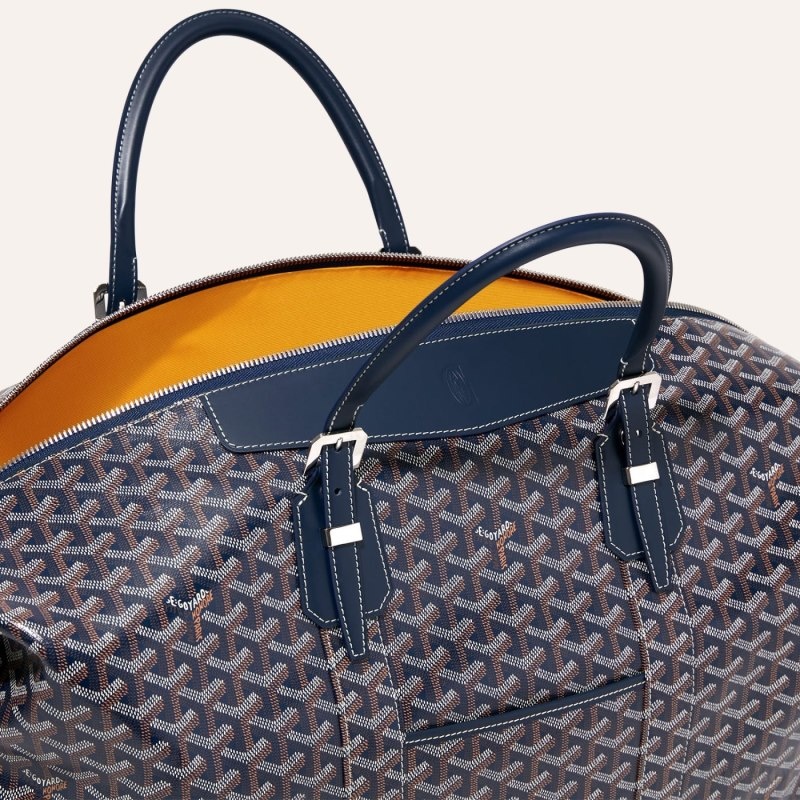 Goyard Bowling 55 bag Mørkeblå Blå | EATC5893