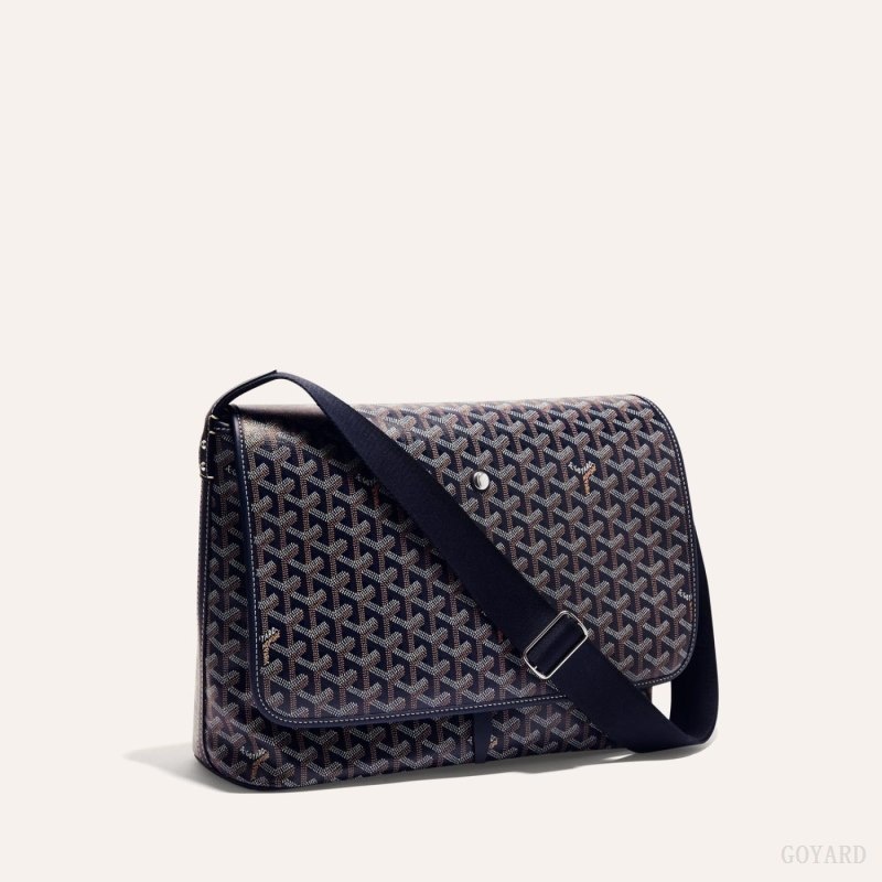 Goyard CAPETIEN MM MESSENGER BAG Mørkeblå Blå | IVWI8335