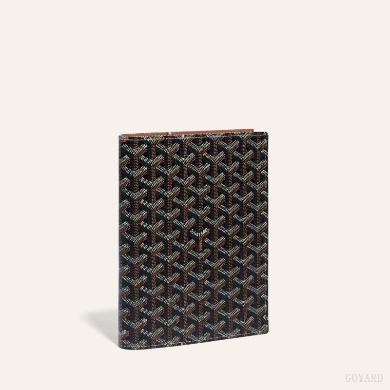 Goyard CASTIGLIONE DOCUMENT COVER Sort Brune | QXFJ1556