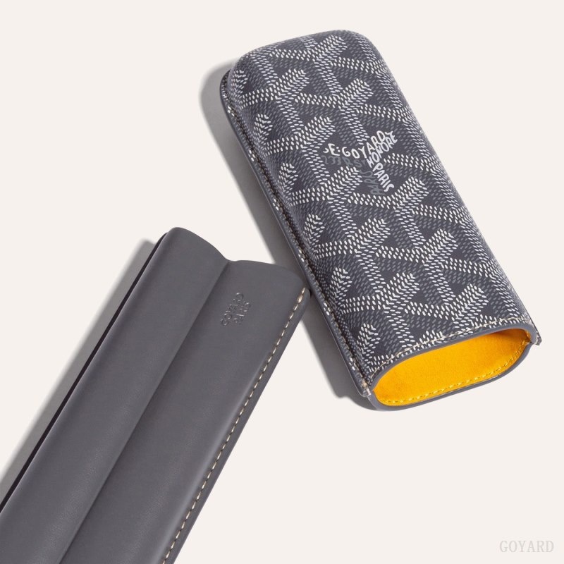 Goyard CHURCHILL 2 CIGAR CASE Grå | INEE9968