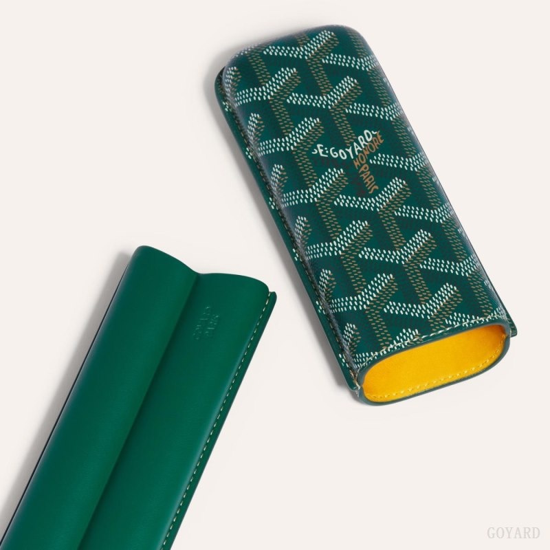 Goyard CHURCHILL 2 CIGAR CASE Grøn | YNEV5723