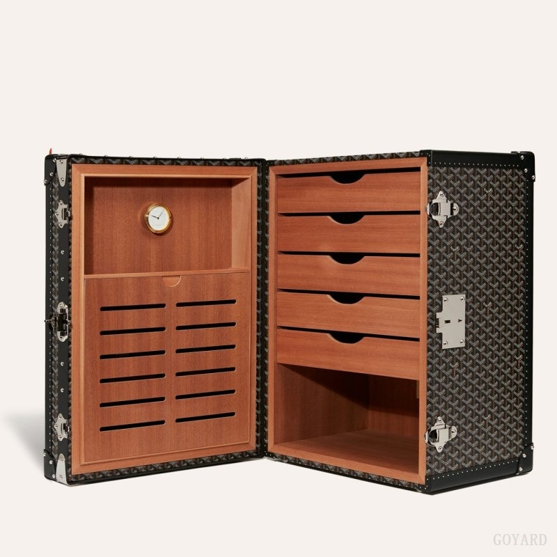 Goyard CIGARES TRUNK Sort | LBFD8018