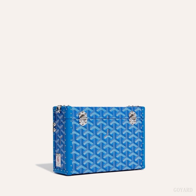 Goyard Cassette Trunk Bag Blå | AQHC2366