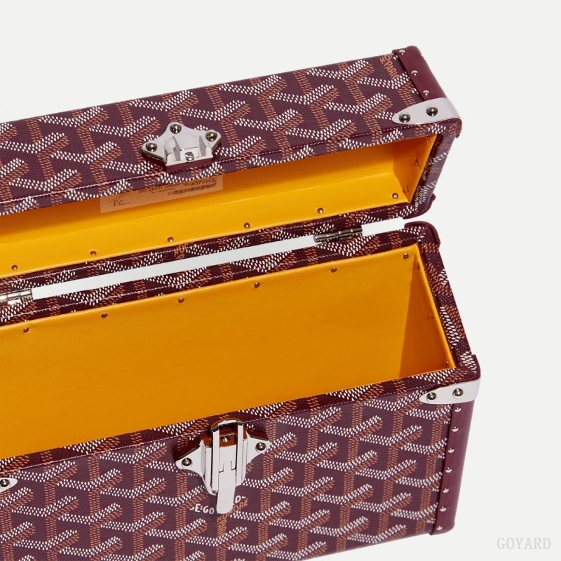 Goyard Cassette Trunk Bag Bordeaux | OKSD3976