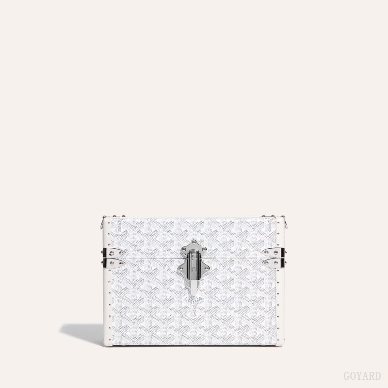 Goyard Cassette Trunk Bag Hvide | BHJN3421