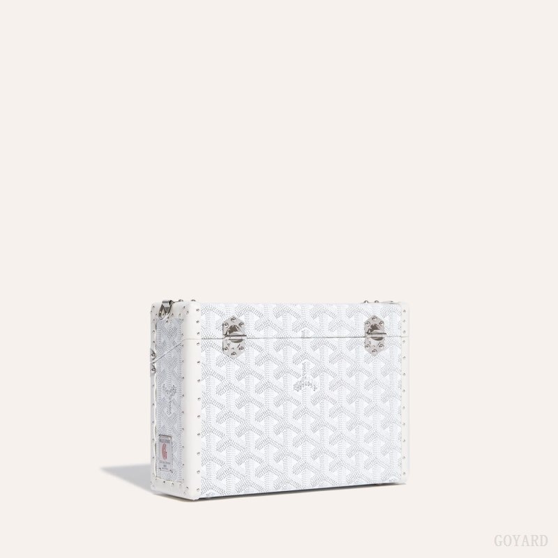 Goyard Cassette Trunk Bag Hvide | BHJN3421