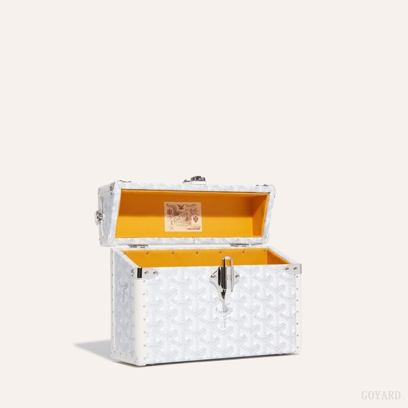 Goyard Cassette Trunk Bag Hvide | BHJN3421