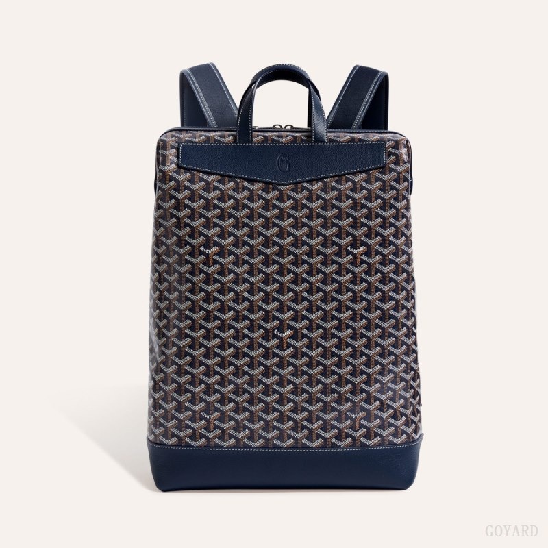 Goyard Cisalpin Backpack Mørkeblå Blå | QUWV3408