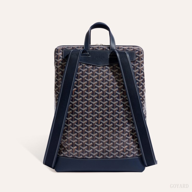 Goyard Cisalpin Backpack Mørkeblå Blå | QUWV3408