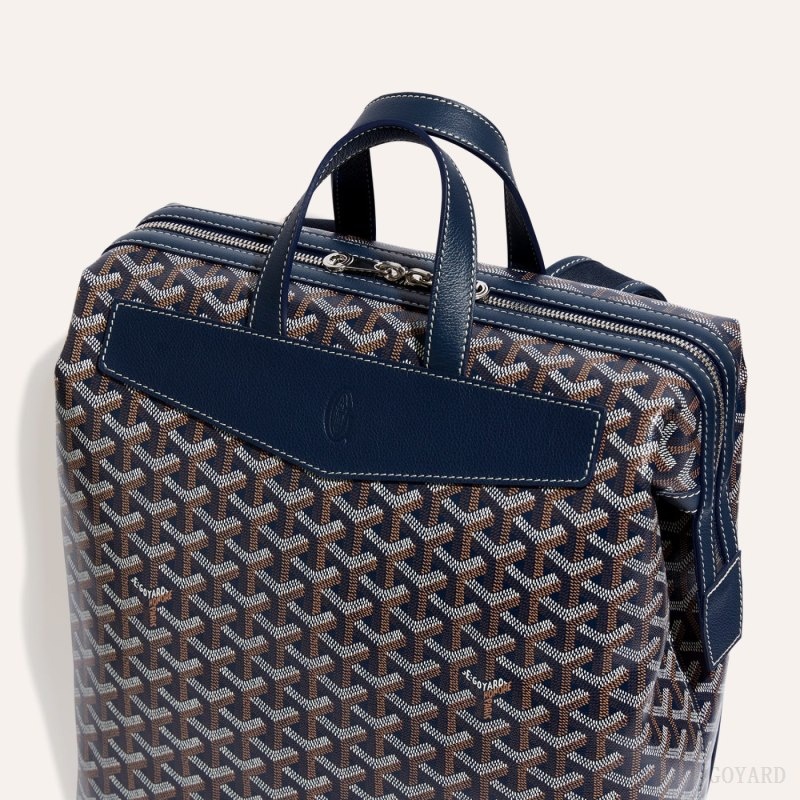 Goyard Cisalpin Backpack Mørkeblå Blå | QUWV3408