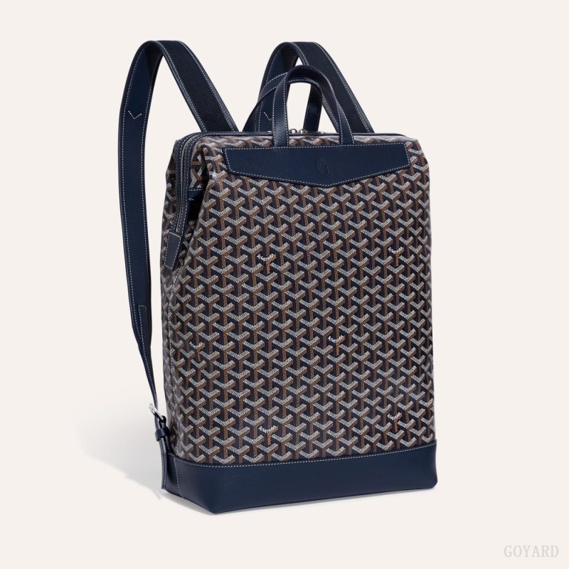 Goyard Cisalpin Backpack Mørkeblå Blå | QUWV3408