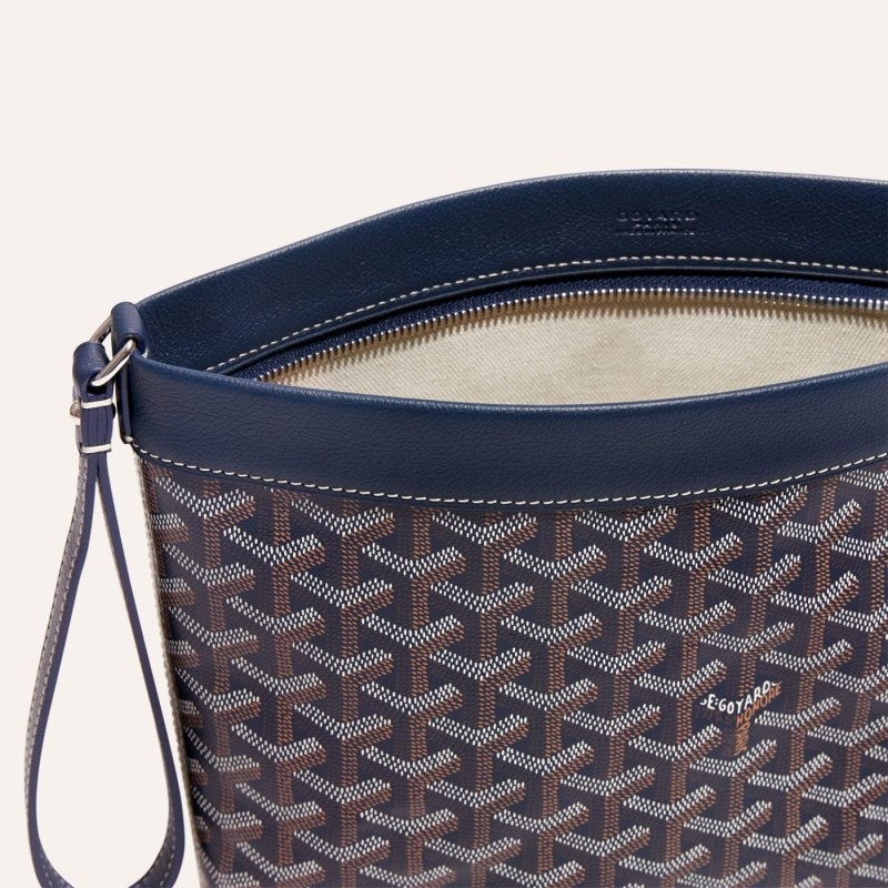 Goyard Conti pouch Mørkeblå Blå | AIRU8964