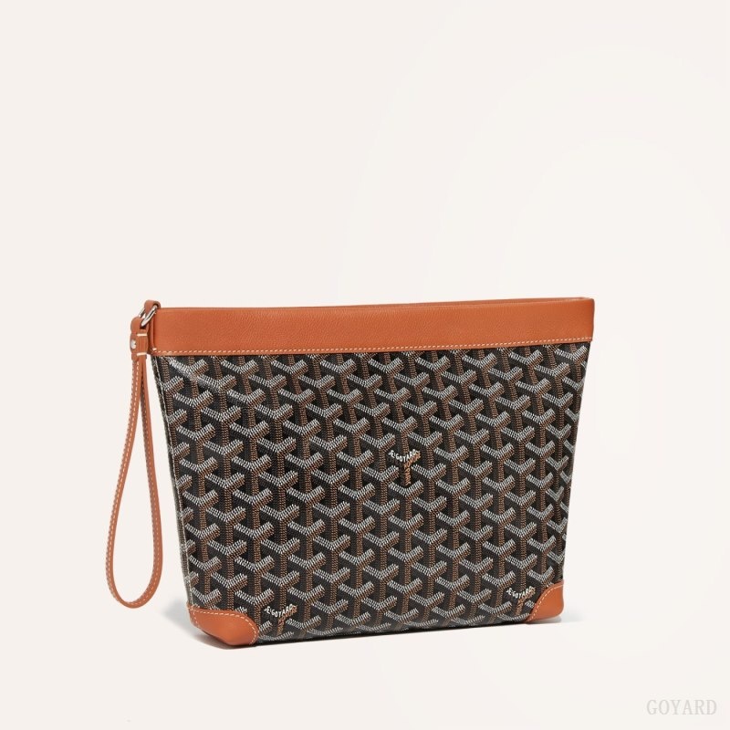 Goyard Conti pouch Sort Brune | BUKF4538