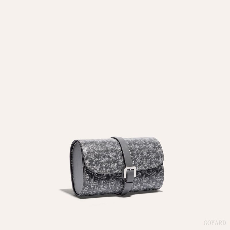 Goyard DOUBLE TRAVEL WATCH CASE Grå | EQYE6227