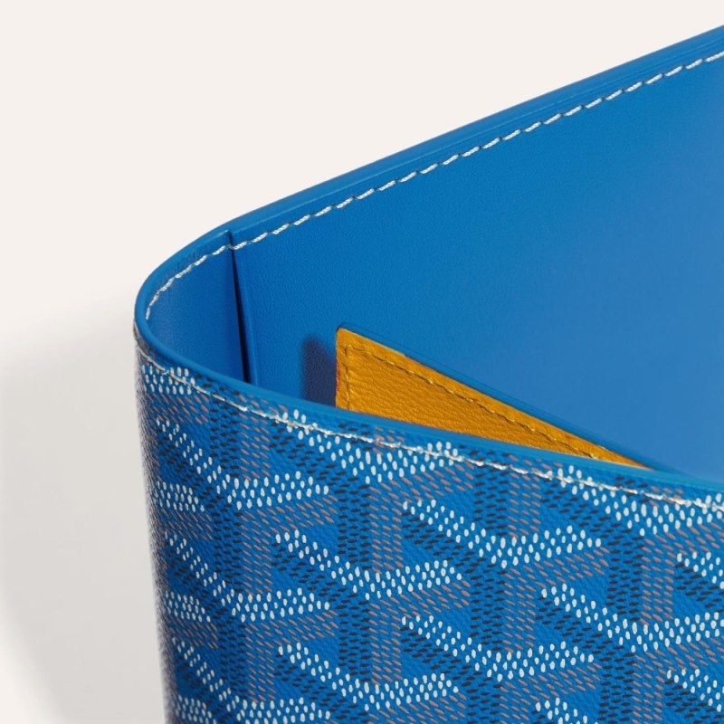 Goyard GRENELLE PASSPORT COVER Blå | QYWS9444