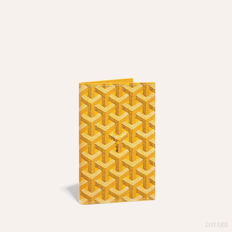 Goyard GRENELLE PASSPORT COVER Gul | QGSP9614