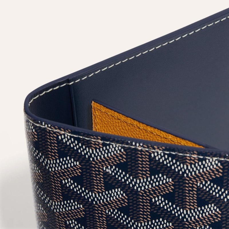 Goyard GRENELLE PASSPORT COVER Mørkeblå Blå | ZPUA6307