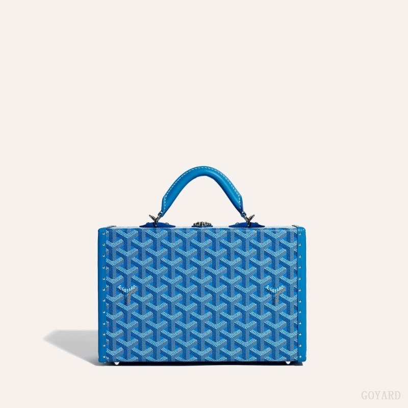 Goyard Grand Hôtel Trunk Bag Blå | IEFY7530