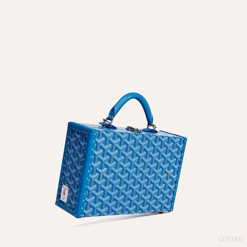 Goyard Grand Hôtel Trunk Bag Blå | IEFY7530