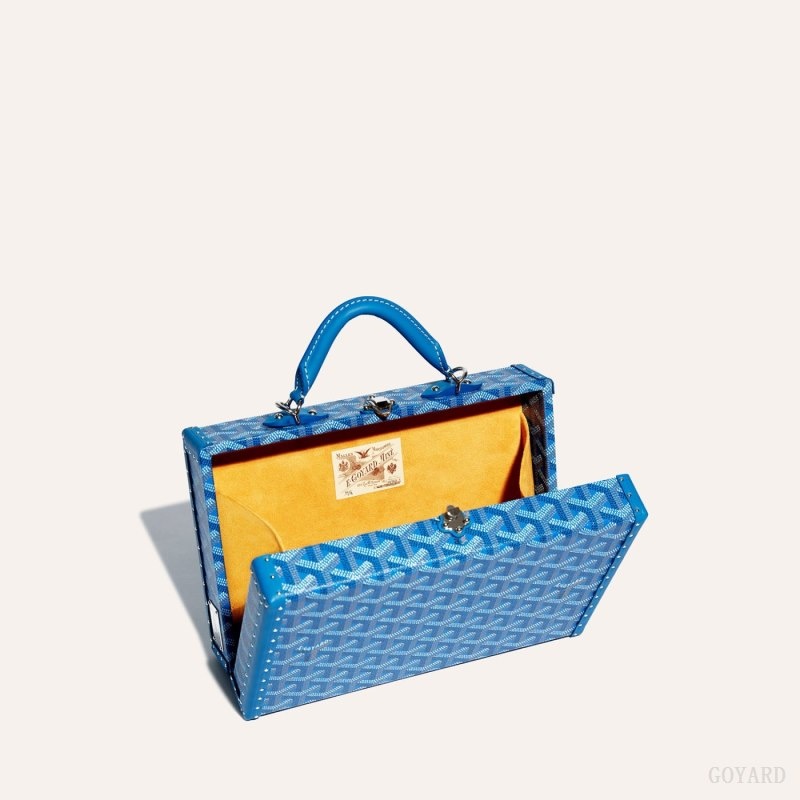 Goyard Grand Hôtel Trunk Bag Blå | IEFY7530