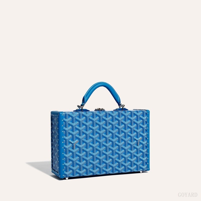 Goyard Grand Hôtel Trunk Bag Blå | IEFY7530