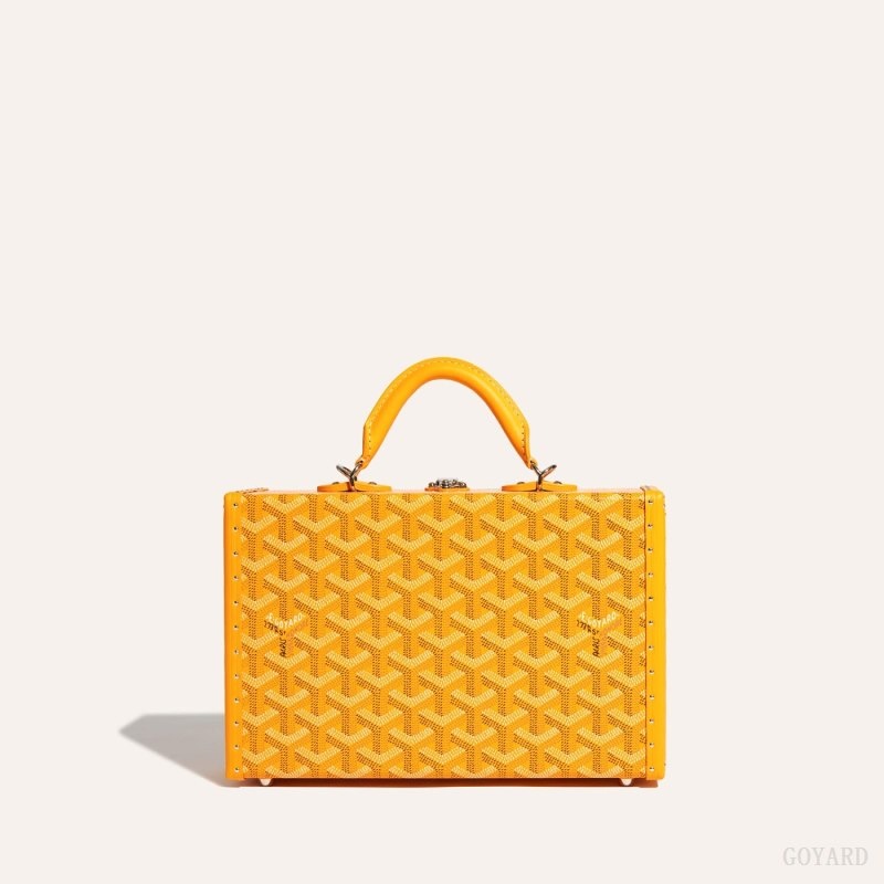 Goyard Grand Hôtel Trunk Bag Gul | HTZZ4413