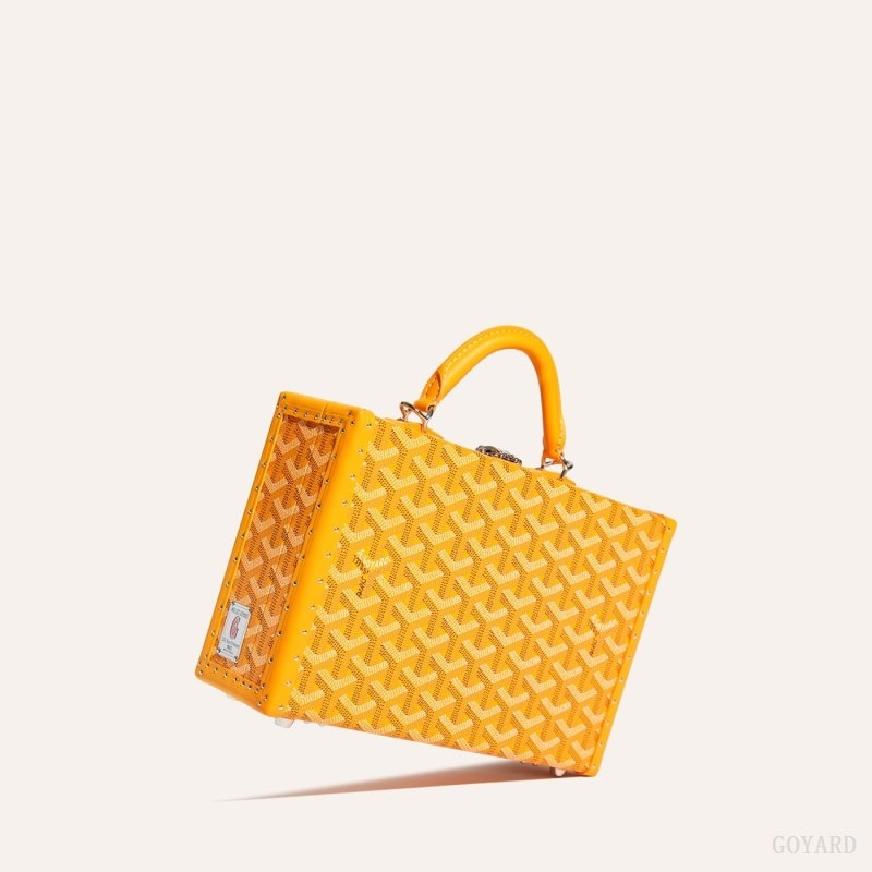 Goyard Grand Hôtel Trunk Bag Gul | HTZZ4413