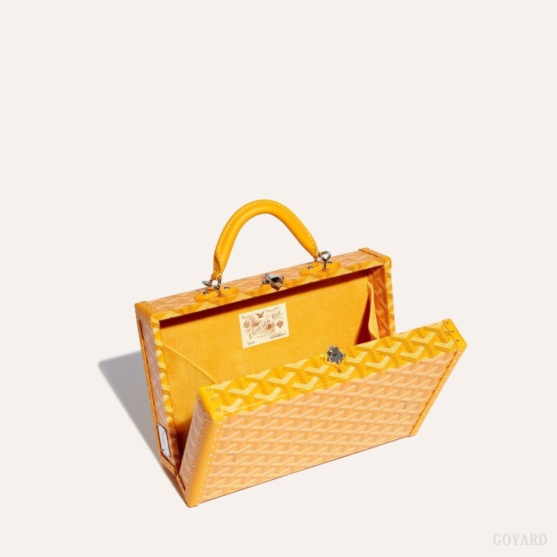 Goyard Grand Hôtel Trunk Bag Gul | HTZZ4413