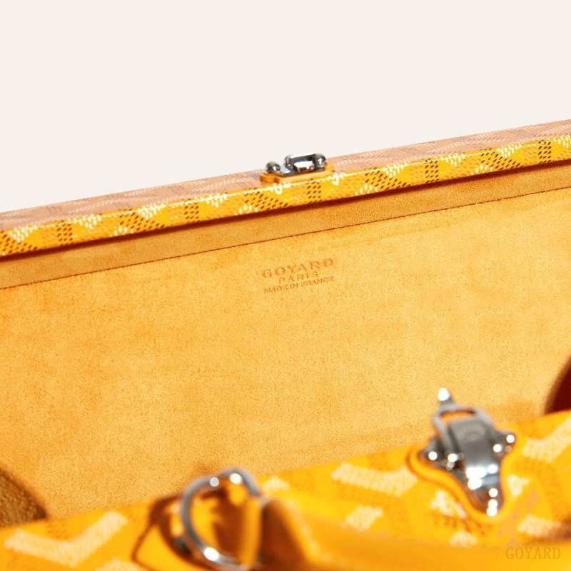 Goyard Grand Hôtel Trunk Bag Gul | HTZZ4413