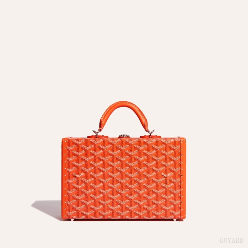 Goyard Grand Hôtel Trunk Bag Orange | FZWW0099