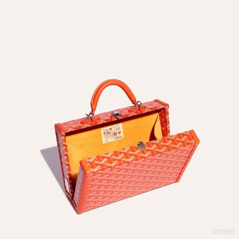 Goyard Grand Hôtel Trunk Bag Orange | FZWW0099