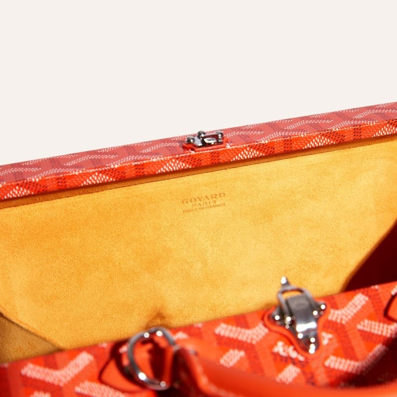 Goyard Grand Hôtel Trunk Bag Orange | FZWW0099