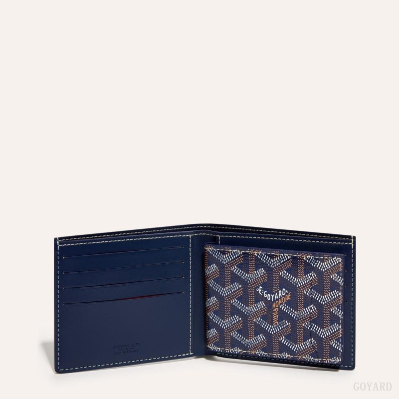 Goyard INSERT VICTOIRE CARD WALLET Mørkeblå Blå | LQGS8455