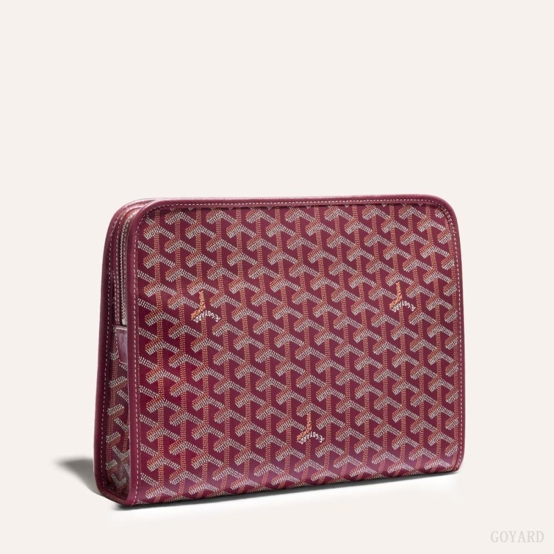 Goyard JOUVENCE GM TOILET BAG Bordeaux | GWQT4118