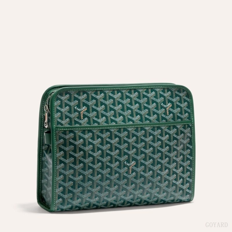 Goyard JOUVENCE GM TOILET BAG Grøn | WGVB2037