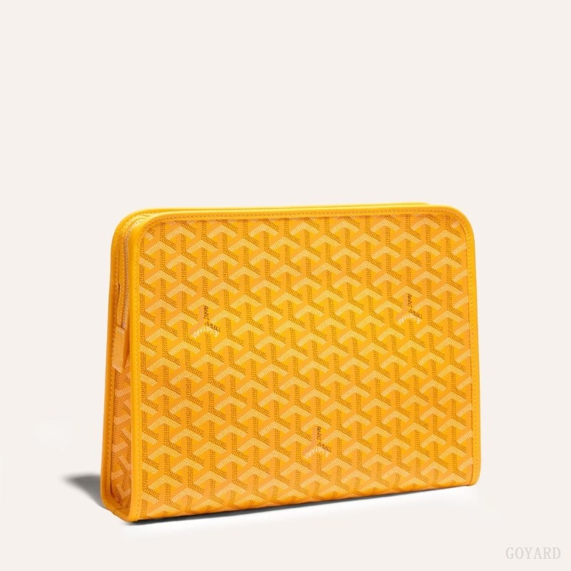 Goyard JOUVENCE GM TOILET BAG Gul | OVOL2983