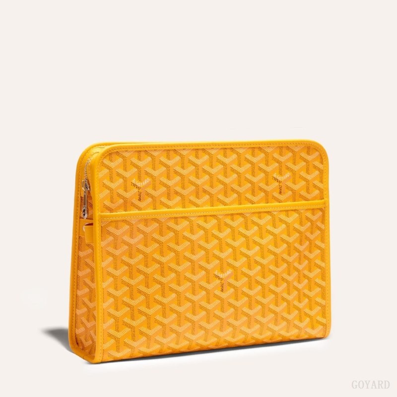 Goyard JOUVENCE GM TOILET BAG Gul | OVOL2983