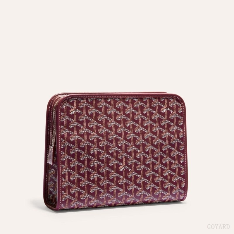 Goyard JOUVENCE MM TOILET BAG Bordeaux | OIDO9936