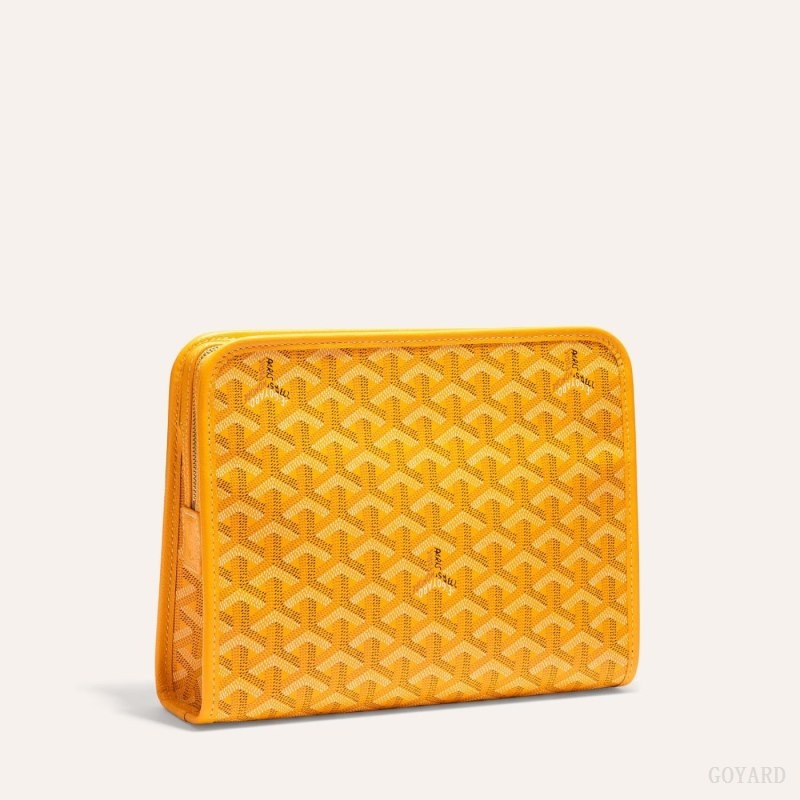 Goyard JOUVENCE MM TOILET BAG Gul | BXHJ4404