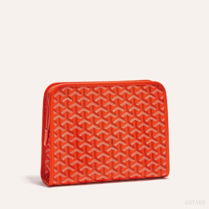 Goyard JOUVENCE MM TOILET BAG Orange | LJBJ3939