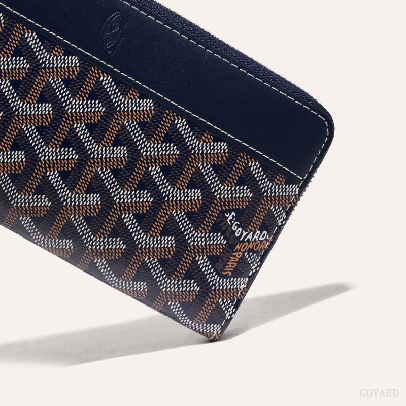 Goyard MATIGNON GM WALLET Mørkeblå Blå | DIMG0624