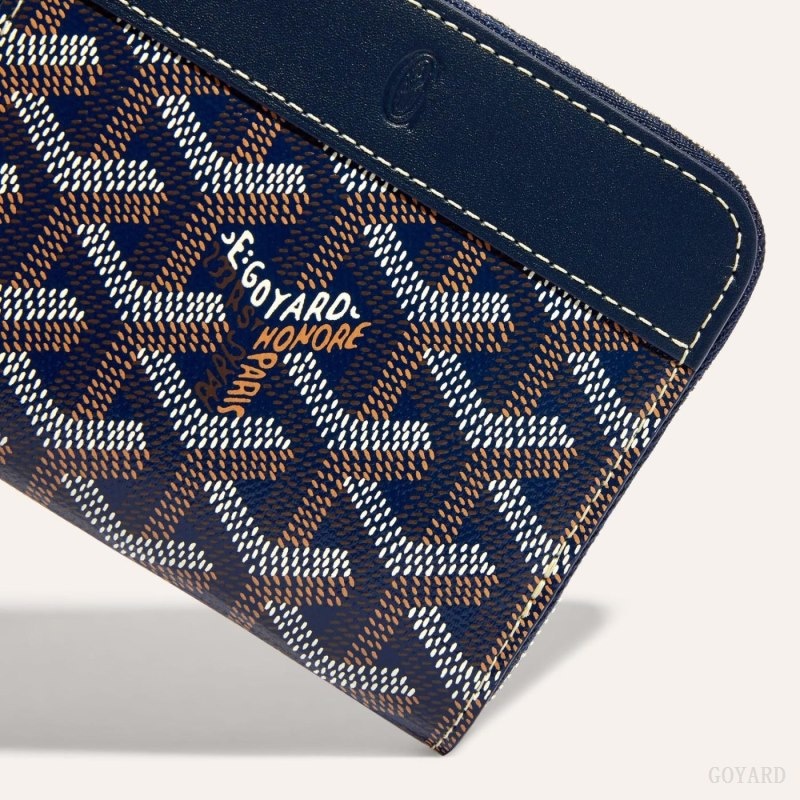 Goyard MATIGNON PM WALLET Mørkeblå Blå | EYXQ8220