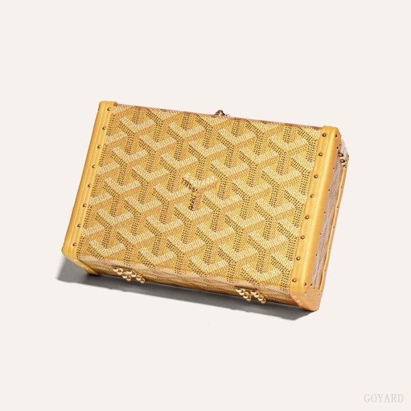 Goyard MINAUDIÈRE TRUNK BAG Guld | GZMX6165