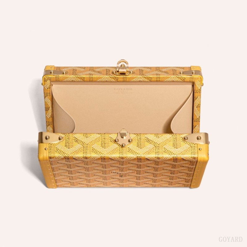 Goyard MINAUDIÈRE TRUNK BAG Guld | GZMX6165