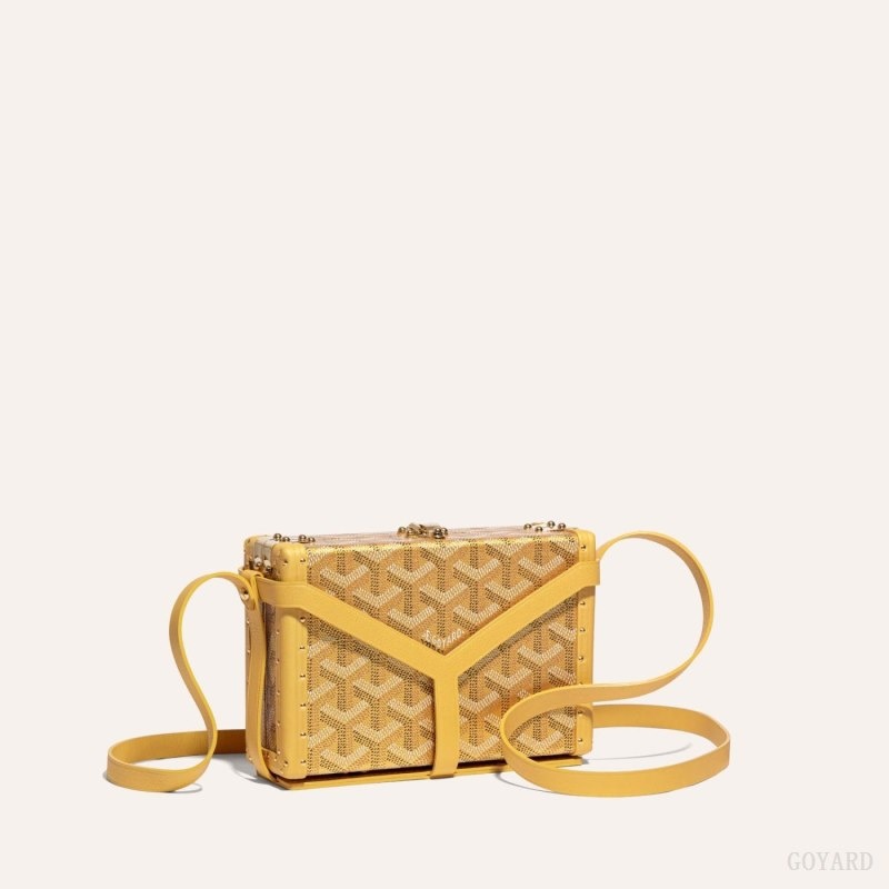 Goyard MINAUDIÈRE TRUNK BAG Guld | GZMX6165